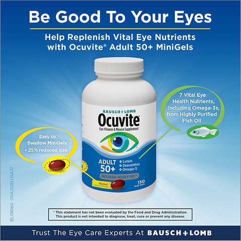 OCUVITE ADULT 50+ 150v
