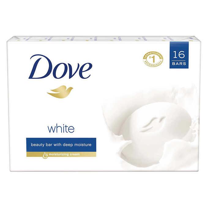 Set of 8 Dove whitening soap bars for skin care 106g