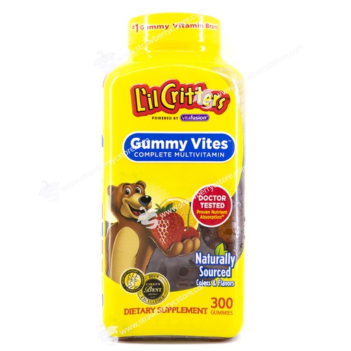 [027917027050] Kẹo dẻo Vitamin L’il Critters Gummy Vites 