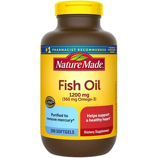 [431604028525] Viên dầu cá Nature Made Fish Oil 300 viên