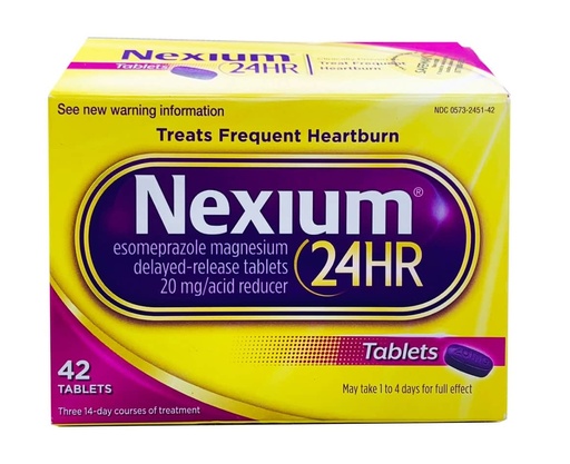 [305732450438] Viên Uống Hỗ Trợ Viêm Loét Dạ Dày Astra Zenecca Nexium 24h 14 Viên(set 3 chai)