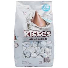 [2112202100] KISSES MILK CHOCOLATE 1.58KG WITHOUT FILLING