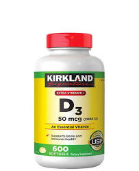 [096619393916] VITAMIN D3 50MCG 600 tablets