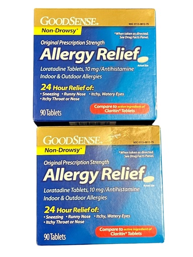 VIÊN UỐNG DỊ ỨNG ALLERGY RELIEF 90 VIÊN